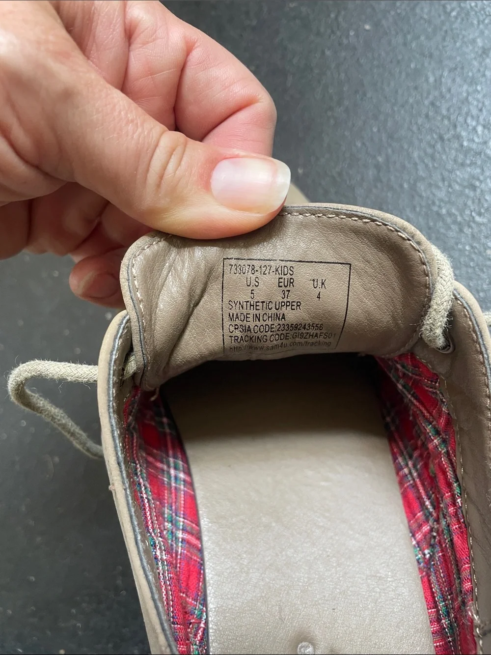 G.H. Bass & Co. taupe suede oxford shoes